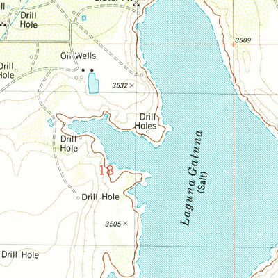 United States Geological Survey Laguna Gatuna, NM (1984, 24000-Scale) digital map