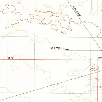 United States Geological Survey Laguna Gatuna NW, NM (1984, 24000-Scale) digital map