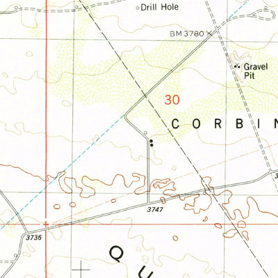 United States Geological Survey Laguna Gatuna NW, NM (1984, 24000-Scale) digital map