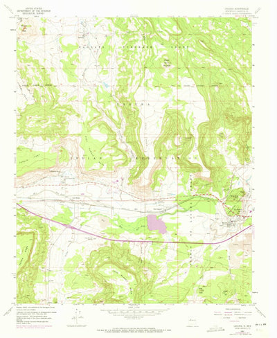 United States Geological Survey Laguna, NM (1957, 24000-Scale) digital map