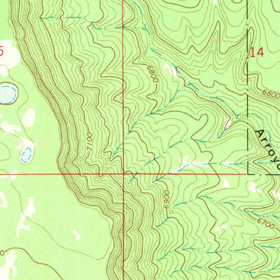 United States Geological Survey Laguna Ortiz, NM (1966, 24000-Scale) digital map