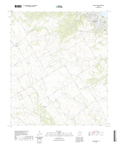 United States Geological Survey Laguna Park, TX (2022, 24000-Scale) digital map