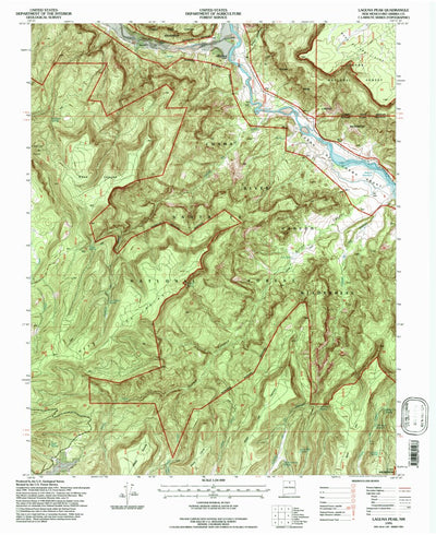 United States Geological Survey Laguna Peak, NM (1995, 24000-Scale) digital map