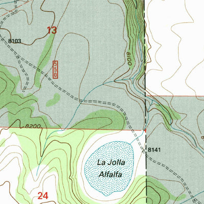United States Geological Survey Laguna Seca, NM (1995, 24000-Scale) digital map
