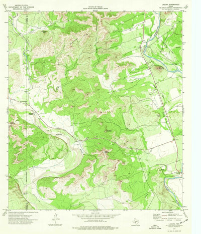 United States Geological Survey Laguna, TX (1974, 24000-Scale) digital map