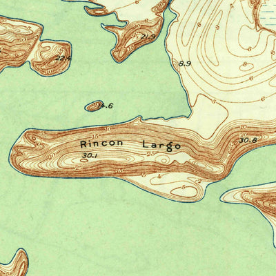 United States Geological Survey Laguna Vista, TX (1936, 31680-Scale) digital map