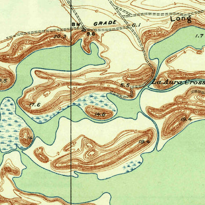 United States Geological Survey Laguna Vista, TX (1936, 31680-Scale) digital map