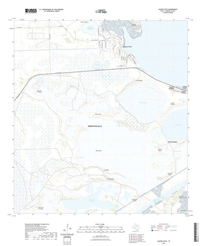 United States Geological Survey Laguna Vista, TX (2022, 24000-Scale) digital map