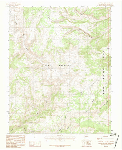 United States Geological Survey Lagunitas Creek, NM (1983, 24000-Scale) digital map