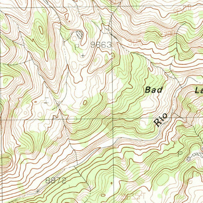 United States Geological Survey Lagunitas Creek, NM (1983, 24000-Scale) digital map