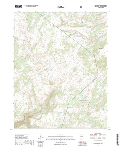 United States Geological Survey Lagunitas Creek, NM (2023, 24000-Scale) digital map
