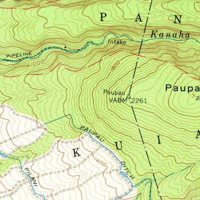 United States Geological Survey Lahaina, HI (1956, 24000-Scale) digital map