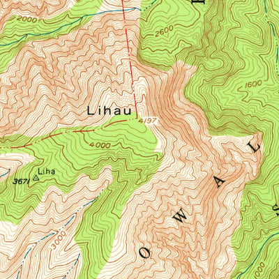 United States Geological Survey Lahaina, HI (1956, 24000-Scale) digital map