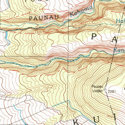 United States Geological Survey Lahaina, HI (1992, 24000-Scale) digital map