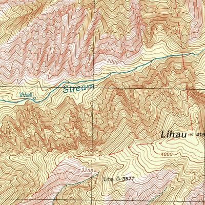 United States Geological Survey Lahaina, HI (1992, 24000-Scale) digital map