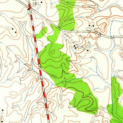United States Geological Survey Lahore, VA (1942, 24000-Scale) digital map