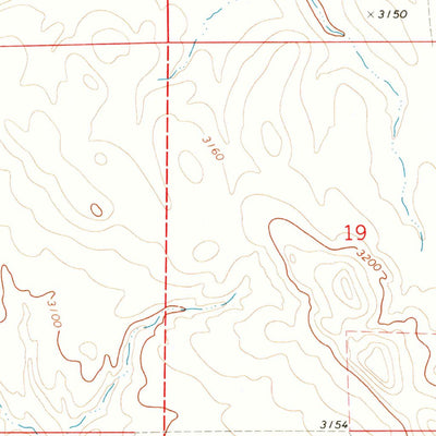 United States Geological Survey Lahti Butte, SD (1971, 24000-Scale) digital map