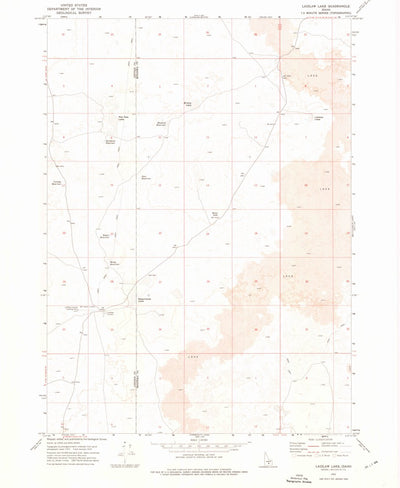 United States Geological Survey Laidlaw Lake, ID (1972, 24000-Scale) digital map