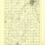 United States Geological Survey Laingsburg, MI (1912, 62500-Scale) digital map