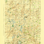 United States Geological Survey Laingsburg, MI (1944, 62500-Scale) digital map