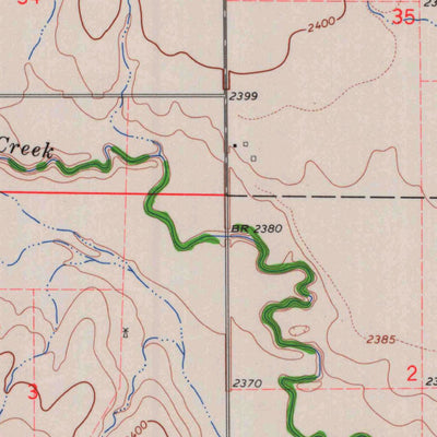 United States Geological Survey Laird, KS (1966, 24000-Scale) digital map