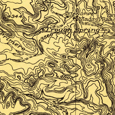United States Geological Survey Lajitas, TX (1931, 62500-Scale) digital map