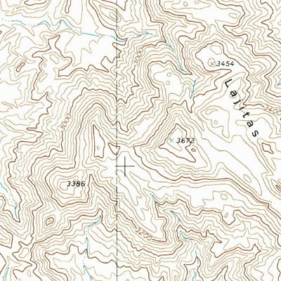 United States Geological Survey Lajitas, TX (1971, 24000-Scale) digital map