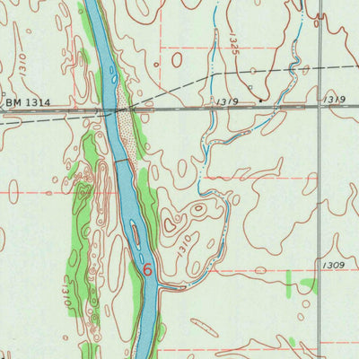 United States Geological Survey Lake Afton, KS (1965, 24000-Scale) digital map