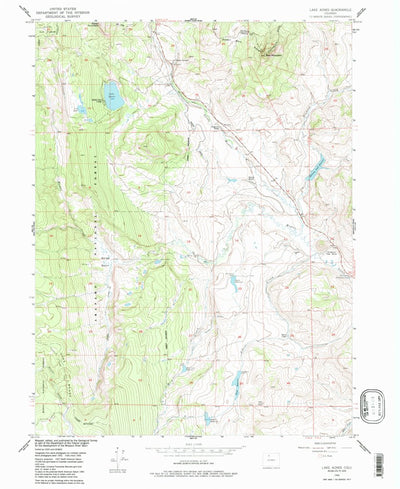 United States Geological Survey Lake Agnes, CO (1956, 24000-Scale) digital map