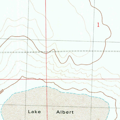 United States Geological Survey Lake Albert, CO (1982, 24000-Scale) digital map