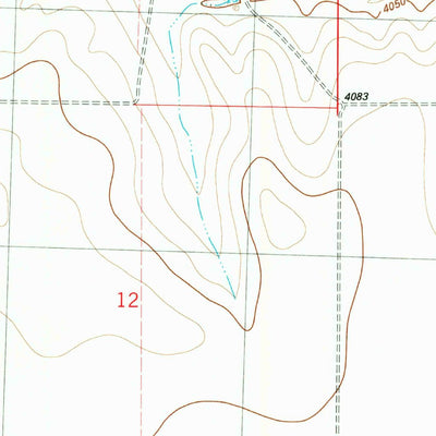 United States Geological Survey Lake Albert NW, CO (1982, 24000-Scale) digital map