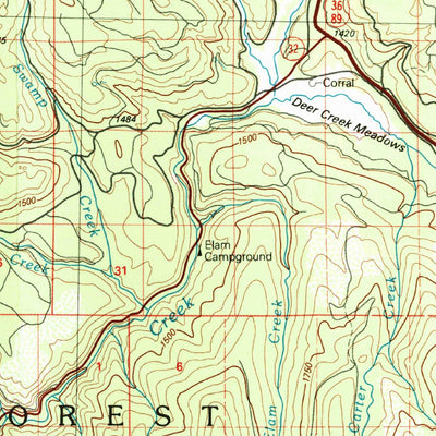 Lake Almanor, CA (1989, 100000-Scale) Map by United States Geological ...