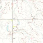 United States Geological Survey Lake Andes, SD (1964, 24000-Scale) digital map
