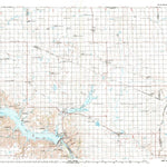 United States Geological Survey Lake Andes, SD (1986, 100000-Scale) digital map