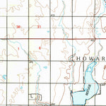 United States Geological Survey Lake Andes, SD (1986, 100000-Scale) digital map