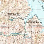 United States Geological Survey Lake Andes, SD (1986, 100000-Scale) digital map