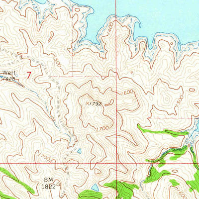 United States Geological Survey Lake Andes SW, SD (1964, 24000-Scale) digital map