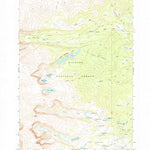 United States Geological Survey Lake Angeline, WY (1967, 24000-Scale) digital map