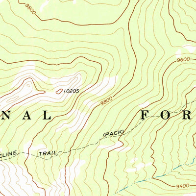 United States Geological Survey Lake Angeline, WY (1967, 24000-Scale) digital map