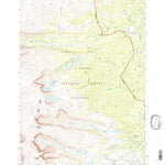 United States Geological Survey Lake Angeline, WY (1993, 24000-Scale) digital map