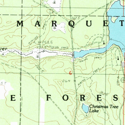United States Geological Survey Lake Ann, MI (1983, 25000-Scale) digital map