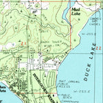 United States Geological Survey Lake Ann, MI (1983, 25000-Scale) digital map