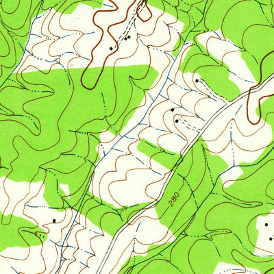 United States Geological Survey Lake Anna East, VA (1942, 24000-Scale) digital map
