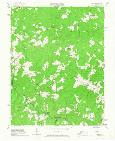 United States Geological Survey Lake Anna East, VA (1966, 24000-Scale) digital map