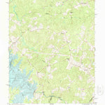United States Geological Survey Lake Anna East, VA (1973, 24000-Scale) digital map