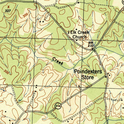 United States Geological Survey Lake Anna West, VA (1942, 31680-Scale) digital map