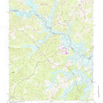 United States Geological Survey Lake Anna West, VA (1973, 24000-Scale) digital map