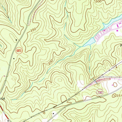 United States Geological Survey Lake Anna West, VA (1973, 24000-Scale) digital map