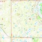 United States Geological Survey Lake Arbuckle, FL (1952, 24000-Scale) digital map