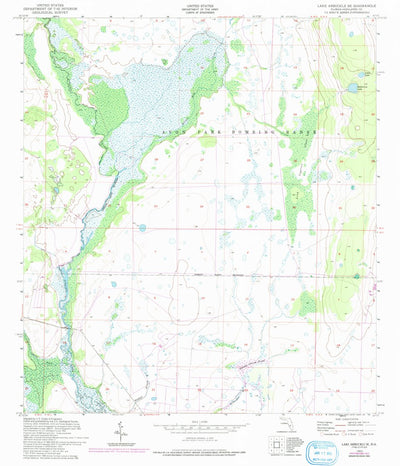 United States Geological Survey Lake Arbuckle SE, FL (1952, 24000-Scale) digital map